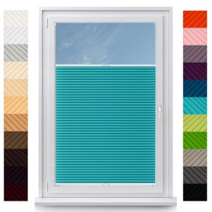 Concept Blinds CUSTOMISED Pleated Shades - Width from 40cm to 200cm - Height from 20cm to 260cm - Made-to-measure - Premium Window  Coverage