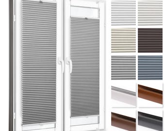 Concept Crystal® Honeycomb Pleated Blind WITHOUT DRILLING –Customised size– Honeycomb Blackout Thermal Blinds