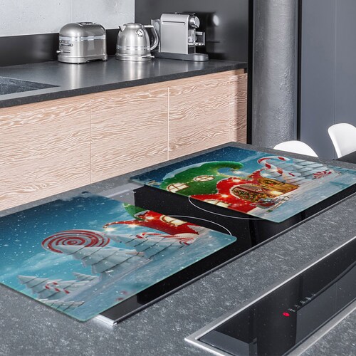 UNIQUE Tempered GLASS shops Kitchen Board - The house of the goblin