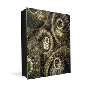 Decorative Key Organizer:  Fantasy fractal steampunk