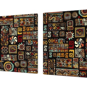 Gigantic KITCHEN BOARD & Induction Cooktop Cover- Ethnic handmade deco