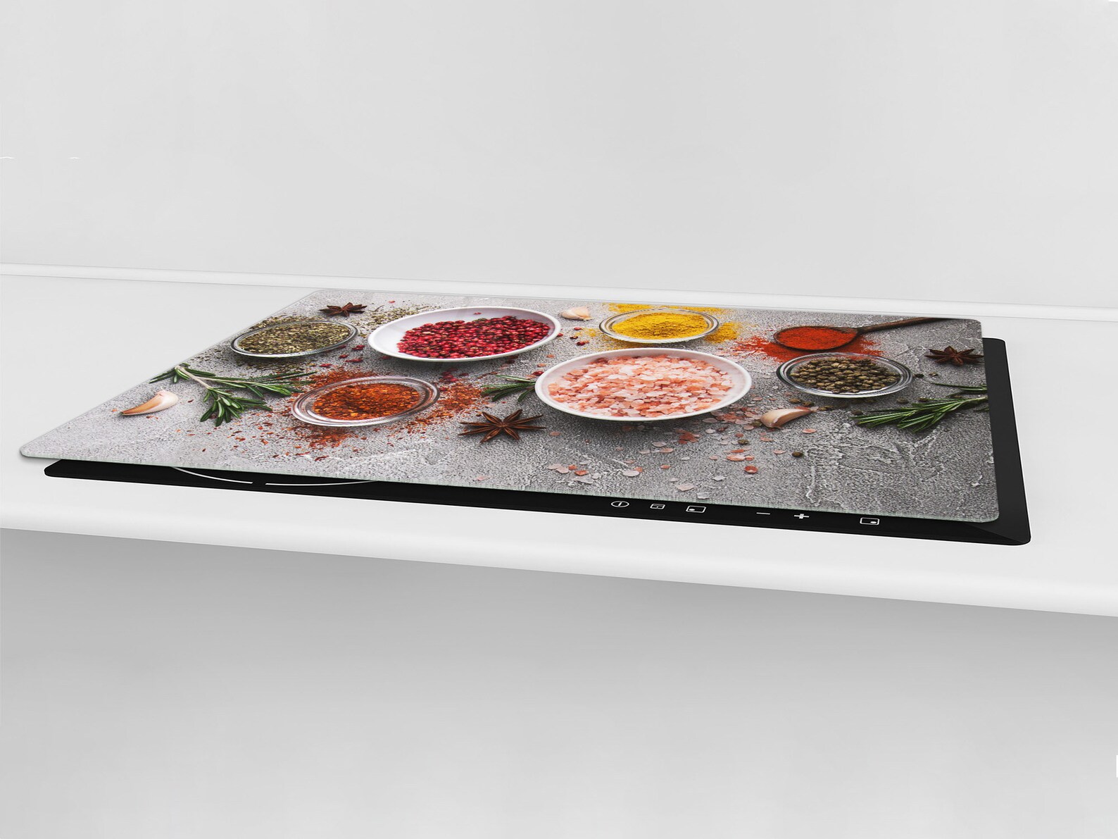 HUGE Tempered Glass Cooktop Cover Asian Spices 1 Etsy