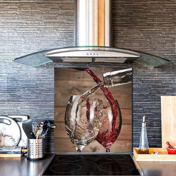 Glass Backsplash Etsy