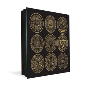 Wall Mount Key Box together: Occult emblem collection