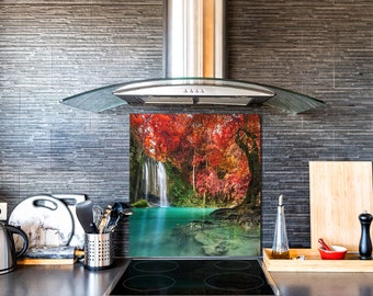 Details about   Kitchen Back Splash Protection Glass 140x70 Deco Art Sparks show original title 