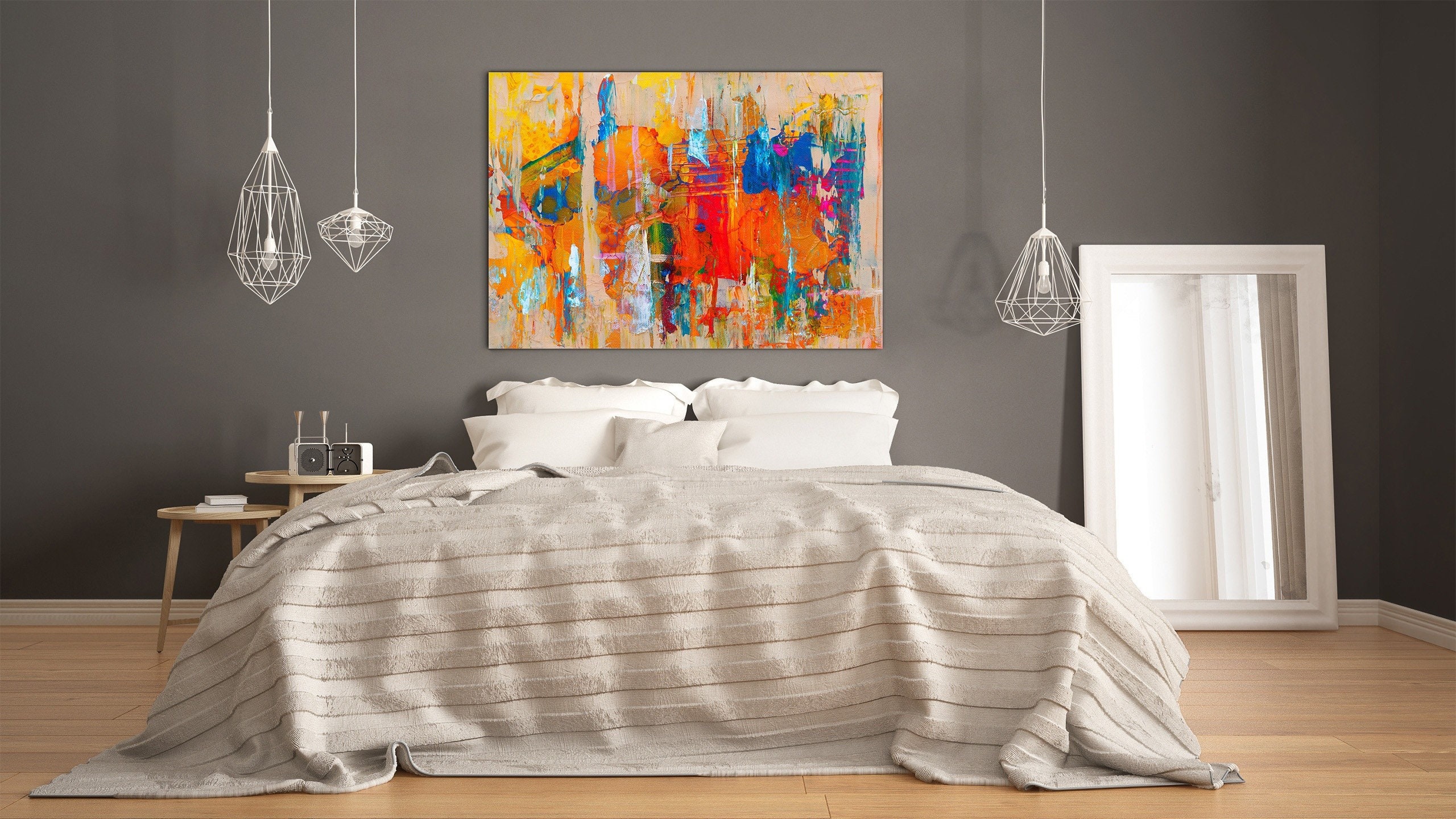 Glass Print Wall Art Image on Glass Abstract Art Splashes Etsy UK