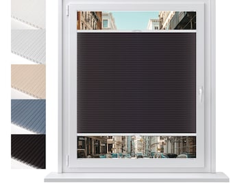 Persianas plisadas de nido de abeja a medida Concept Blinds® - Persianas personalizadas con perforación - Semitransparentes