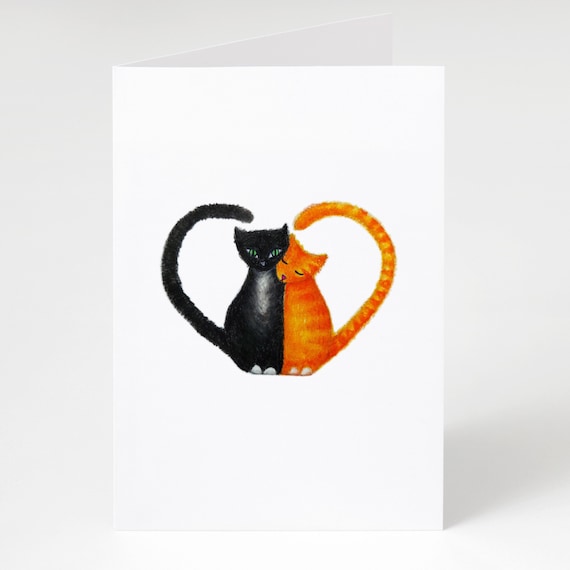 Love Cats, Blank Card UK