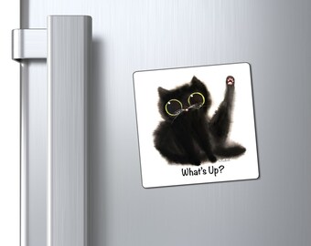 What's Up Cat Magnets Kalleidoscape Design Three Sizes