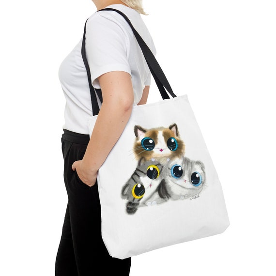 Swiftie Cats Tote Bag, Two-sided Print! Meredith Grey, Olivia