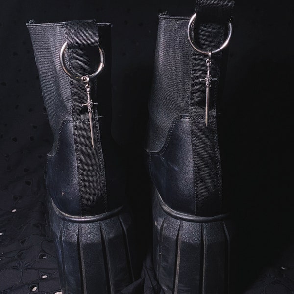 Punk Sword x2pcs Combat Shoe Decoration Doc Marten Boot Charm Converse Accessories