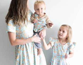 ON SALE!! Adult Dress with Pockets - Pumpkin Pie