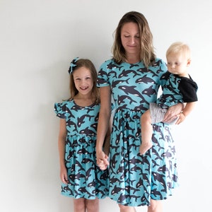 Adult Dress with Pockets - Orca