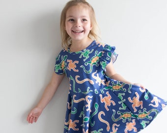 Reptile Twirl Dress