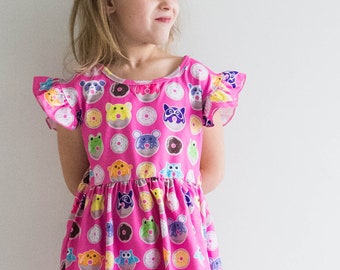 ON SALE!!! Animal Donut Flutter Dress