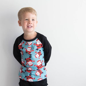 ON SALE!!! Santa Claus Long Sleeved Raglan