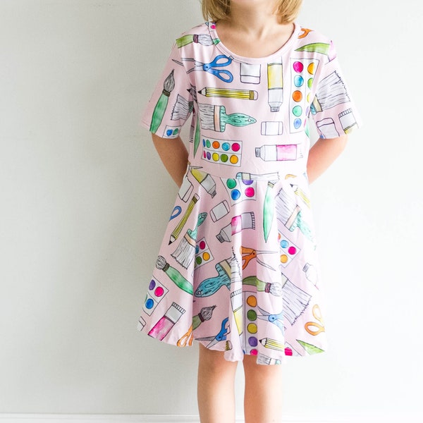 Art Supply Twirl Dress