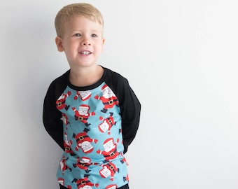 ON SALE!!! Santa Claus Long Sleeved Raglan