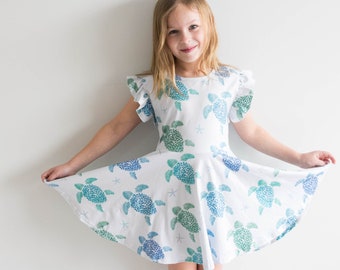 Sea Turtle Twirl Dress