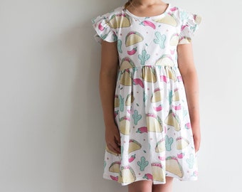 Taco Flutter Dress