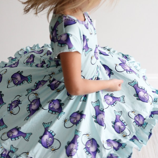 Angler Fish Twirl Dress