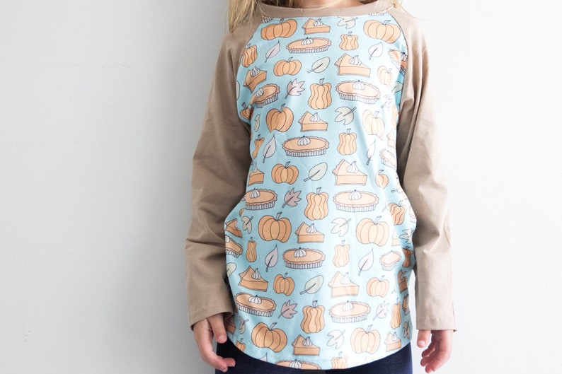 ON SALE Pumpkin Pie Long Sleeve Raglan image 5