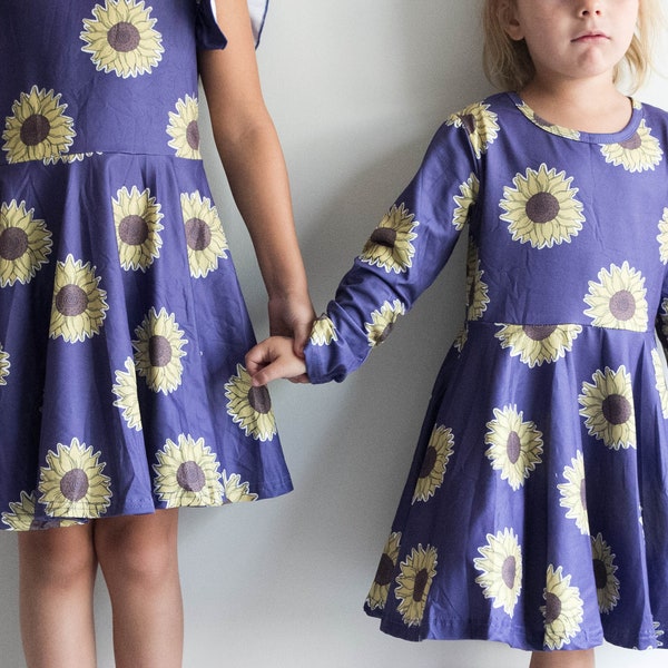 ON SALE!! Sunflower Twirl Dress