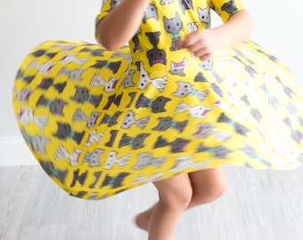 ON SALE! Cat Twirl Dress