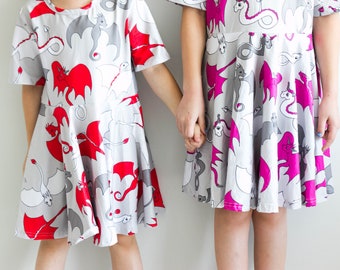 ON SALE! Dragon Twirl Dress