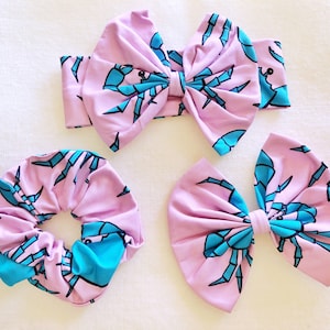 ON SALE! Pink Crab Hair Accessories