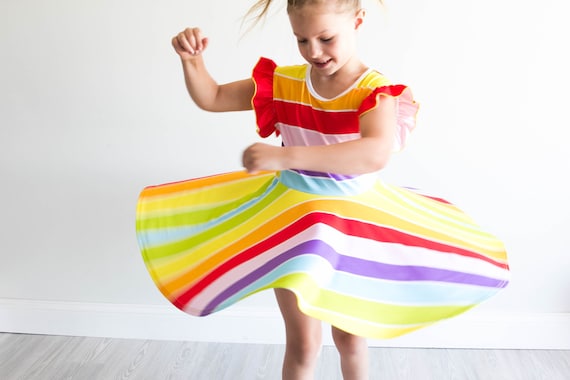 ★EXPIRED GIRL★ Bambi Frill Dress Stripe EGTS5A003ST0 EXPIRED GIRL | STRIPES 🩶🖤🩶🖤 Bambi Frill Dress STRIPE