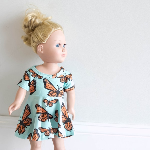 Monarch Butterfly Doll Dress Etsy