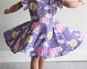 ON SALE!! Hot Air Balloon Twirl Dress
