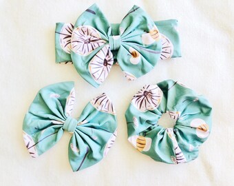 Dandelion and Bee Hair Accessories