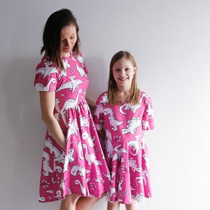 ON SALE! Adult Dress with Pockets - Dinosaur