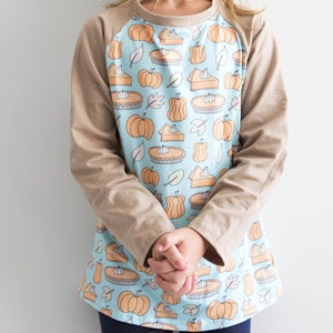 ON SALE Pumpkin Pie Long Sleeve Raglan image 2