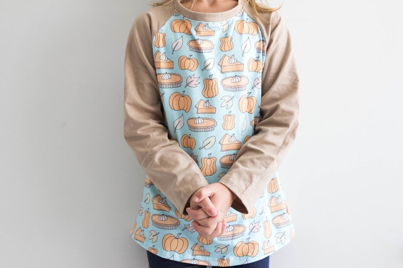 ON SALE Pumpkin Pie Long Sleeve Raglan image 2