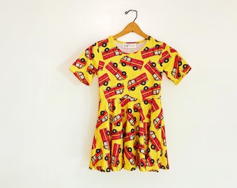 ON SALE!!! Fire Truck Twirl Dress