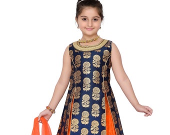 Kids Blue Lehenga - Etsy Kids Blue Lehenga - Etsy