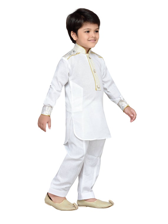 Kids Indian Ethinc Pathani Suit Set for Baby Boys White - Etsy Kids Indian Ethinc Pathani Suit Set for Baby Boys White - Etsy