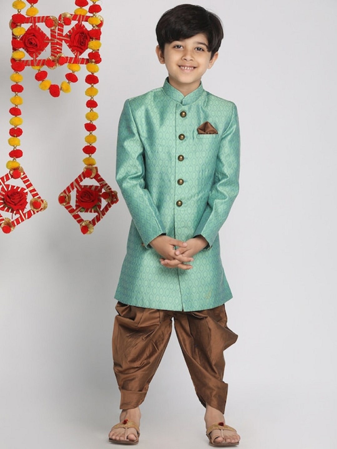 Kids India Ethnic Wear Sherwani for Boys Designer Wedding Wear Sherwani Kids Kurta Pajama