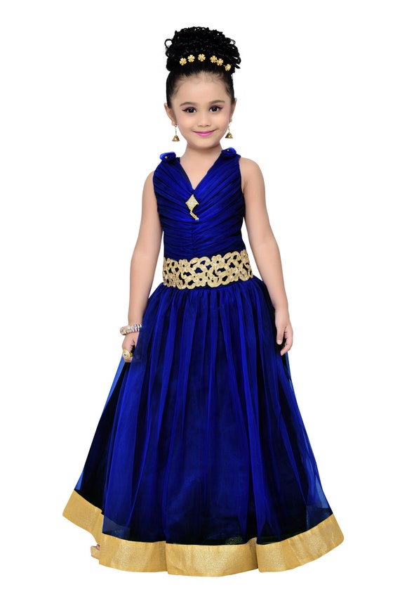 Women Gown Dark Blue Dress Price in India - Buy Women Gown Dark Blue Dress  online at Shopsy.in