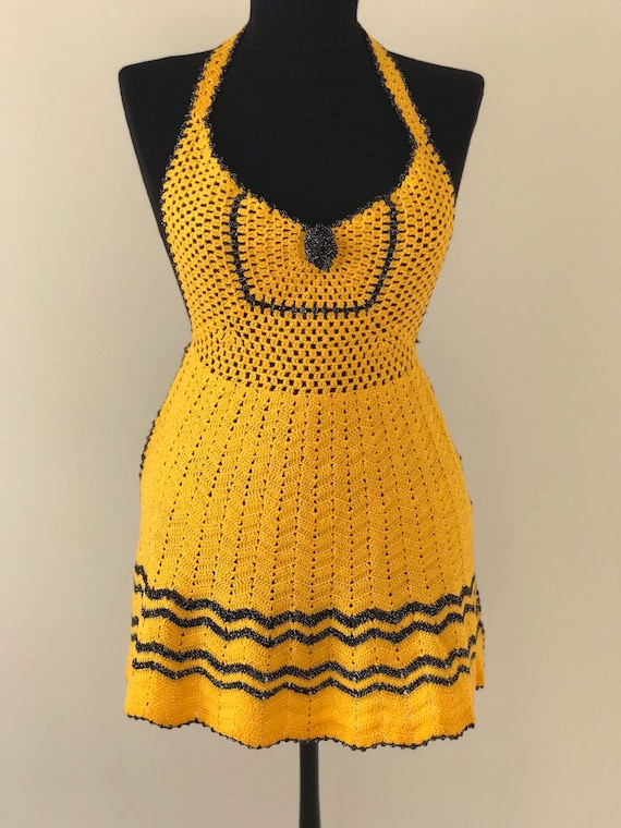 Vintage Handmade Women’s Apron / Vintage Apron / Kitchen Apron / Gift for Her / 70s Retro Apron / Mother's Day Gift