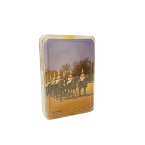 Mazzo di carte da gioco vintage Waddingtons / Carte da gioco Waddingtons Life Guards / Mazzo di carte da gioco da collezione