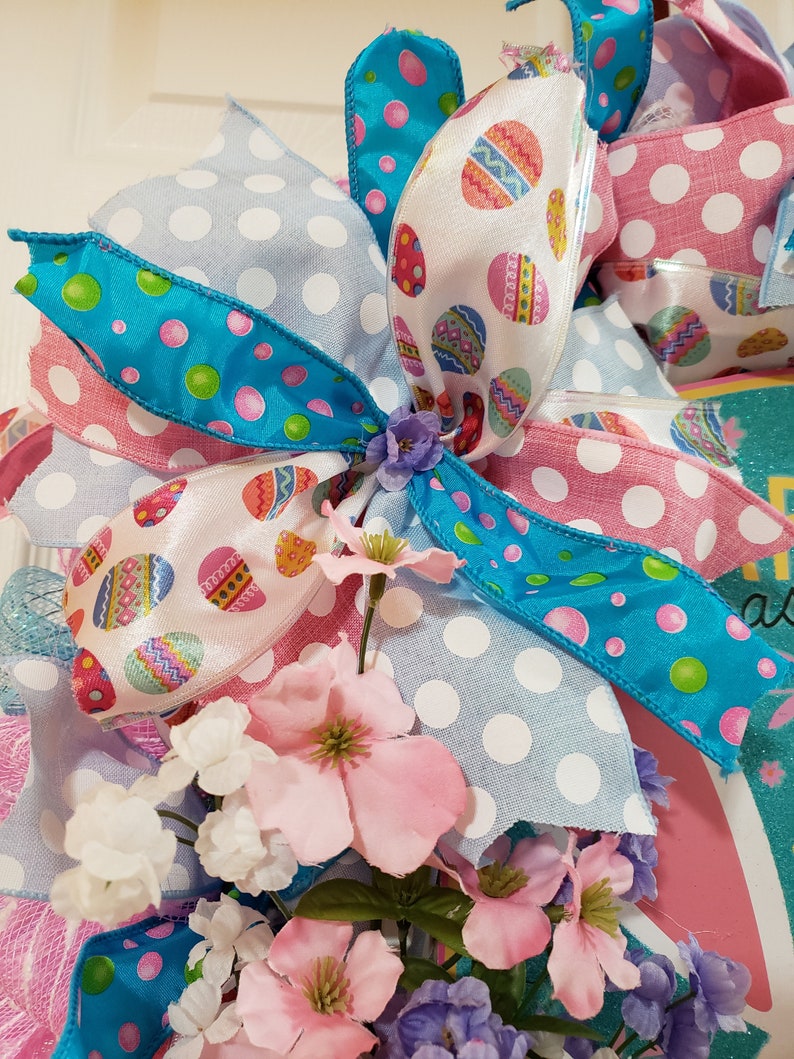 Happy Easter wreath Easter Wreath Bunny Wreath Happy Easter Wreath Happy Easter