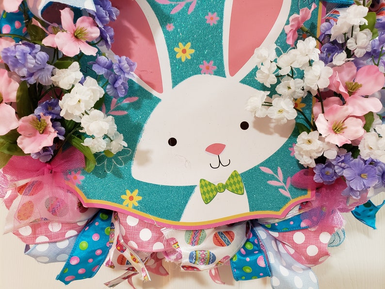 Happy Easter wreath Easter Wreath Bunny Wreath Happy Easter Wreath Happy Easter