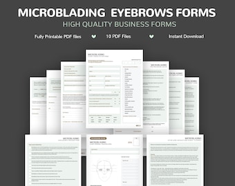 Microblading Masken: PMU Einverständniserklärung & Nachsorge (PDF Download)