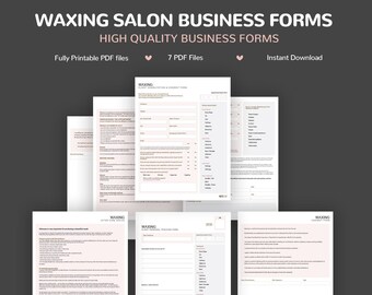Formulários para salão de depilação: consulta ao cliente, consentimento, cuidados posteriores (download em PDF)