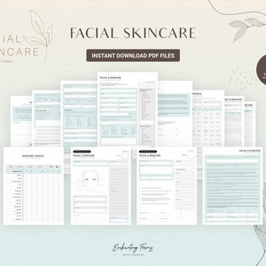 Facial Consultation Forms, Facial Treatment Forms, Client Intake Forms, Skincare Consent Form,  Esthetician Templates, Beauty Salon Forms