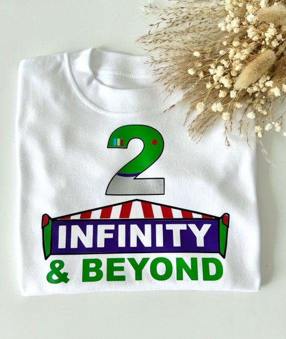 Children’s Birthday T-Shirt, 2nd Birthday, 2 Infinity And Beyond T-shirt